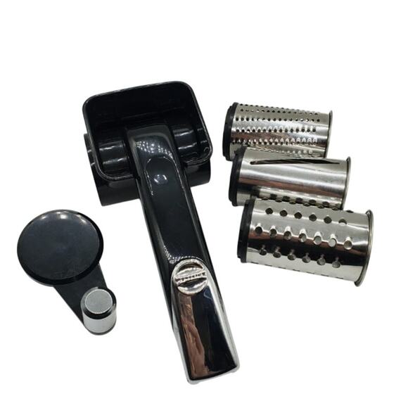 KitchenAid Hand Grinder Shredder Slicer Set 3 Cutting Cylinders - Picture 1 of 4